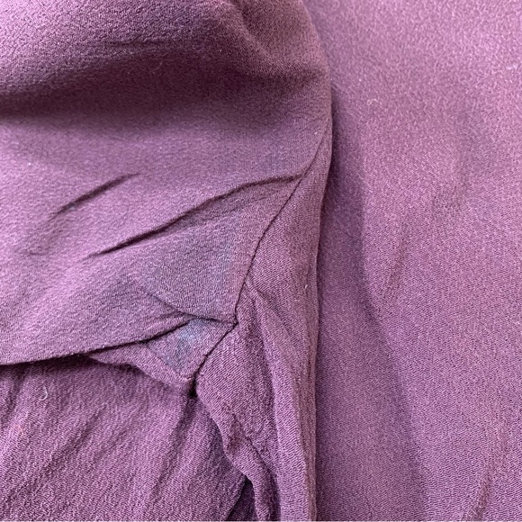 ARITZIA Wilfred Free Teigen Shift Dress With Scoop Neck Wine/Burgundy Size Large - Picture 10 of 11